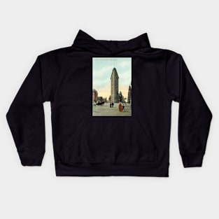 Old New York City . Kids Hoodie